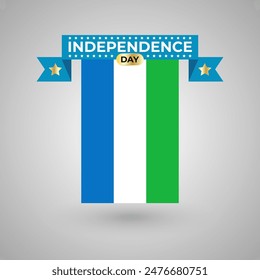 Sierra Leone Independence Day Flag Banner