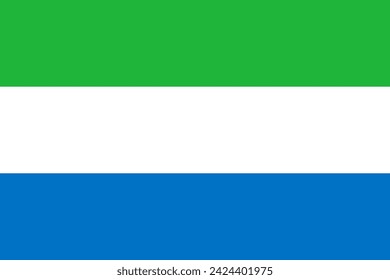 Sierra Leone national  flag background