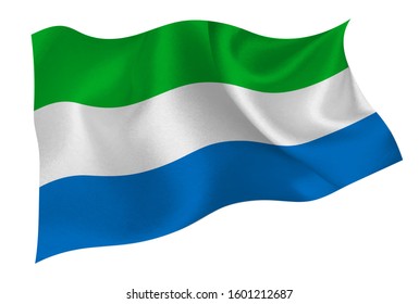 Sierra Leone national flag icon