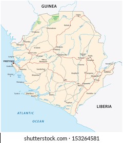 5,599 Sierra Leone Map Images, Stock Photos & Vectors | Shutterstock