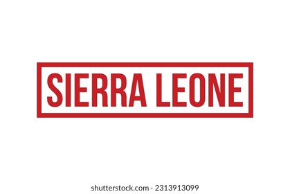 Sierra Leone Rubber Stamp Seal Vector