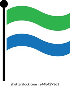 Sierra Leone - Vector Flags of the World