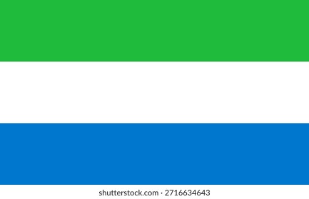 Sierra Leone Flagge Symbol in hoher Qualität in Sierra Leone Land verwendet