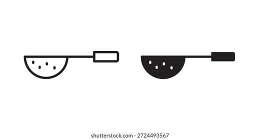 Siebsymbol, dünner Linien-Vektor, Webdesign-Zeichen,