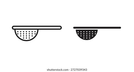 Icono de tamiz sobre fondo blanco. Icono de Vector de acciones