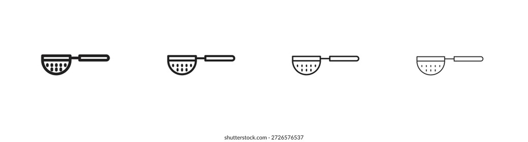 Siebsymbol-Set Vektor eps10. Illustration, Logo-Symbol-Piktogramm-Vorlage