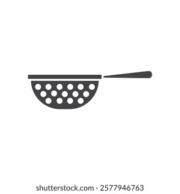Sieve icon Simple thin line flat symbol