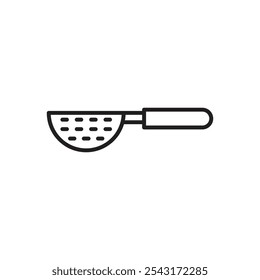 Sieb-Symbol. einfaches Vektorsymbol.