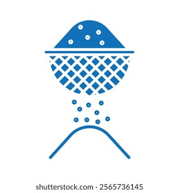 Sieve icon Thin line illustration set