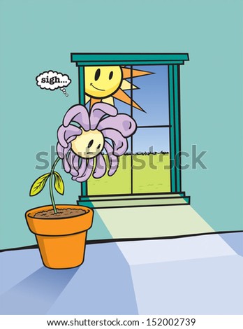 sigh this sad flower just cant stock vector royalty free 152002739 t sigh