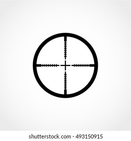 Sight device Icon Isolated on White Background