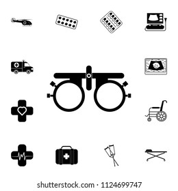 sight glasses icon. Detailed set of medicine icons. Premium quality graphic design sign. One of the collection icons for websites, web design, mobile app on white background