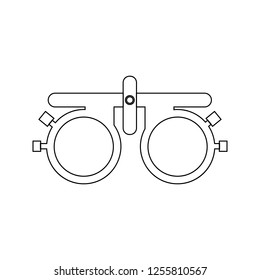 sight glasses icon. Element of cyber security for mobile concept and web apps icon. Thin line icon for website design and development, app development
