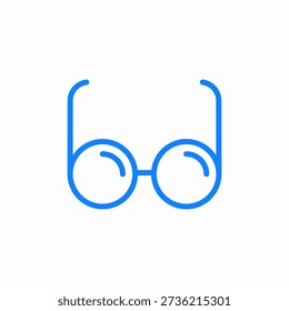 sight glasses icon sign vector