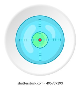 Sight icon. Cartoon illustration of sight vector icon for web