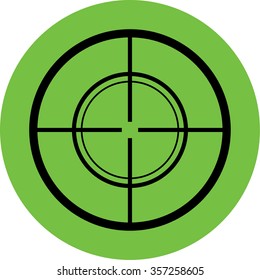 Sight icon illustration vector art on a white background.