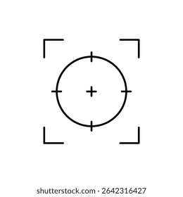 sight target weapon hunting icon