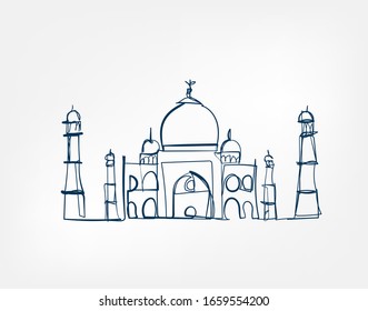 Sight vector art line isolated doodle illustration