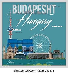 Sights in the capital of Hungary - Budapest