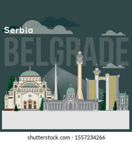 sights of the Serbian capital-Belgrade
