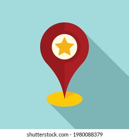 Sightseeing location icon. Flat illustration of Sightseeing location vector icon for web design