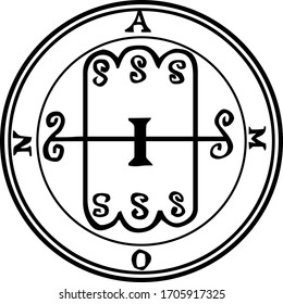 Sigil von Amon. Goetia-Dämon