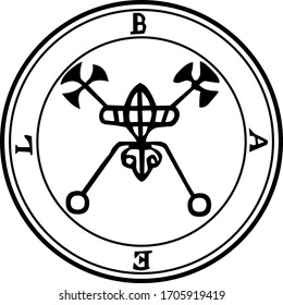 Sigil of Bael. Goetia demon