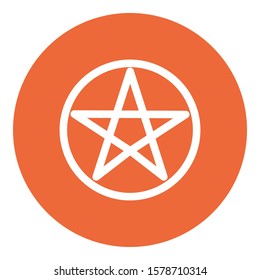 
Sigil of Baphomet Isolated Vector icon which can easily modify or edit
