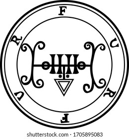 Sigil of Furfur. Goetia demon