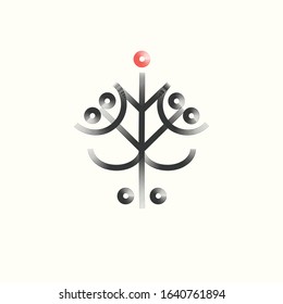 Sigil. Poster. Based on the ancient Chinese art of handwritten images of hieroglyphs. Sacral geometry. Abstract symbol. Use it in tattoo art, logos, badges, icons.