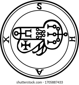 Sigil of Shax. Goetia demon