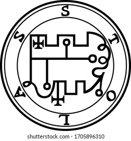 Sigil of Stolas. Goetia demon