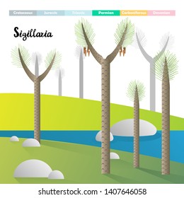 Sigillaria The twin of Lepidodendronage age giant plants Prehistoric