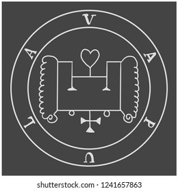 Sigils from the Goetia . Magical Amules. Sacred geometry. Can be used as tattoo, logos and prints.