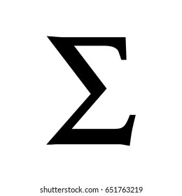 Sigma icon.