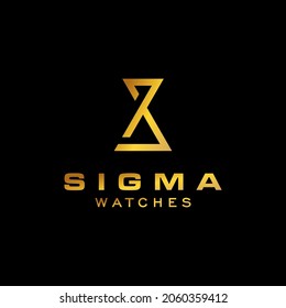 Sigma Luxury watches logo for a clock company