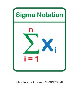 sigma notation, summation symbol vector