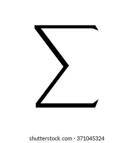 Sigma Symbol Icon