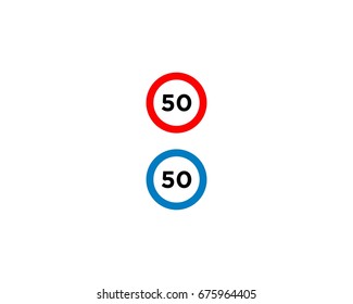 sign 50 icon