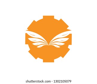 sign abstract bird in flight