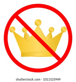 Sign Anti Golden Crown