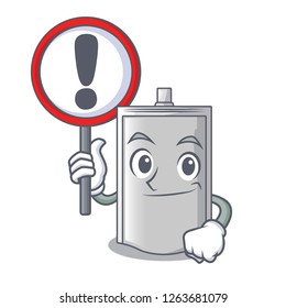 With sign bag packaging food in shape cartoon