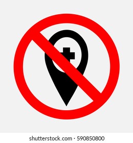 Sign ban of point of care