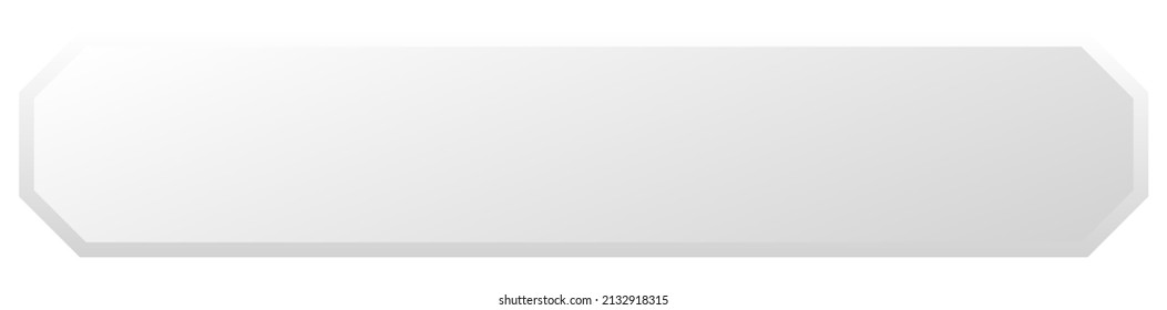 Signo, cartel, elemento de forma de diseño de placa. Placa rectangular, placa con espacio vacío y en blanco para el mensaje