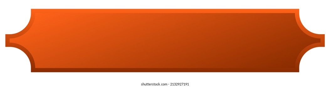 Zeichen, Banner, Plakatdesign-Element. Rechteckplatte, Platine mit Leerzeichen, Leerzeichen für Ihre Nachricht
