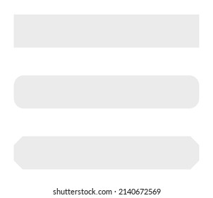 Signo, cartel, elemento de forma de diseño de placa. Placa rectangular, placa con espacio vacío y en blanco para el mensaje