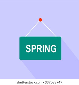Sign banner spring