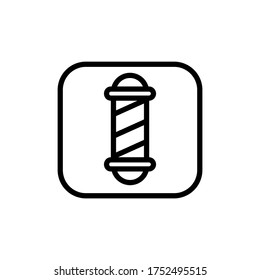 Sign, barbershop icon. Simple line, outline vector elements of shopping center icons for ui and ux, website or mobile application