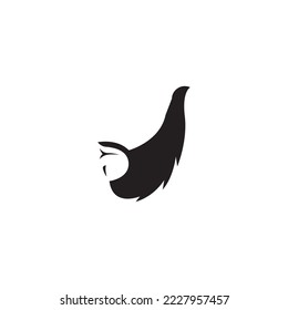 sign of beard logo vector icon illustration design