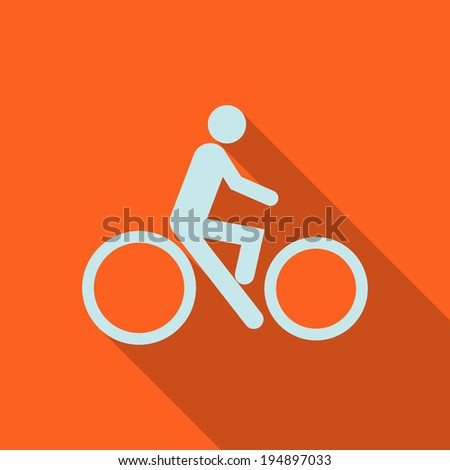Sign bicycles. illustrator EPS 10